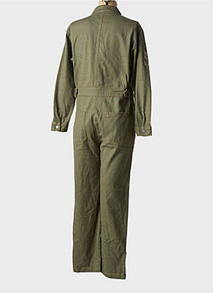 Combi-pantalon poches manches longues vert KAPORAL femme