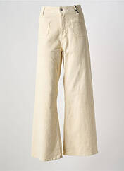 Pantalon flare beige PLEASE pour femme seconde vue