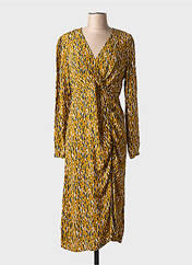 Robe mi-longue jaune AN' GE pour femme seconde vue