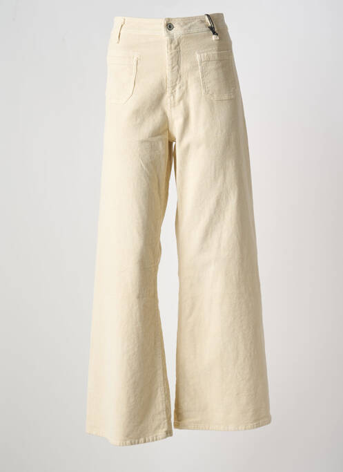 Pantalon flare beige PLEASE pour femme