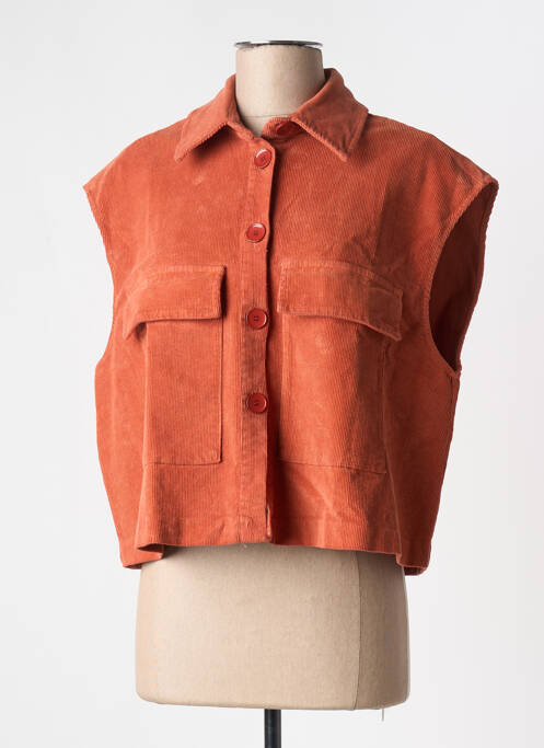Veste casual orange PLEASE pour femme