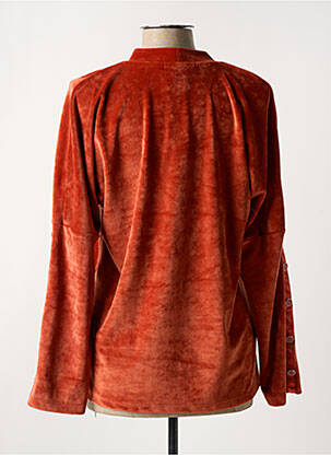 Pyjama col rond marron CHRISTIAN CANE femme