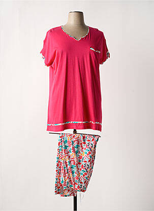 Pyjama col v rose ROSE POMME femme