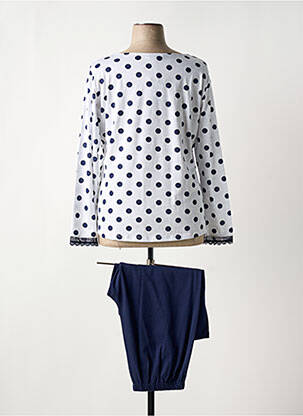 Pyjama coupe droite gris MOONKA femme