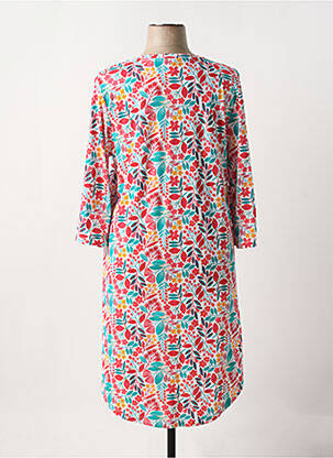 Chemise de nuit fermeture boutonnée sur le devant rouge ROSE POMME femme