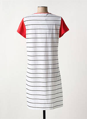 Chemise de nuit imprimé fantaisie rouge MASSANA femme