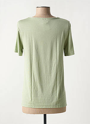 T-shirt coupe droite manches courtes vert SOFTY femme