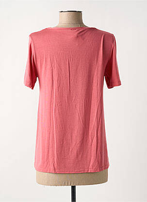 T-shirt coupe droite manches courtes rose SOFTY femme