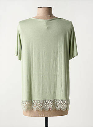 Top manches courtes manches courtes vert SOFTY femme