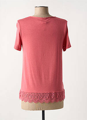 Top manches courtes manches courtes rose SOFTY femme