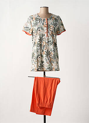 Pyjama manches courtes vert PEIGNORA femme