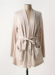 Gilet manches longues beige PLUTO pour femme seconde vue