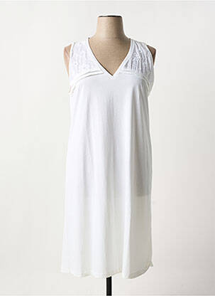 Chemise de nuit blanc PLUTO pour femme