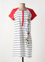 Chemise de nuit rouge MASSANA pour femme seconde vue