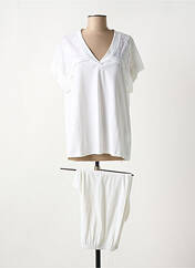 Pyjama blanc PLUTO pour femme seconde vue