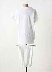 Pyjama blanc PLUTO pour femme seconde vue