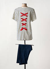 Pyjama blanc ROSE POMME pour femme seconde vue