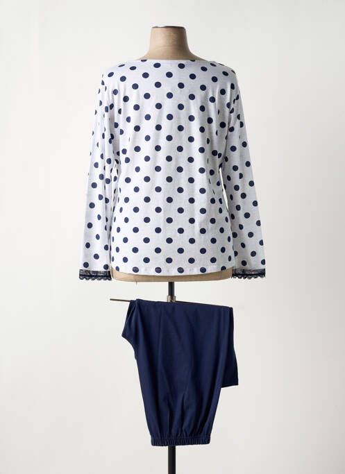 Pyjama coupe droite gris MOONKA femme