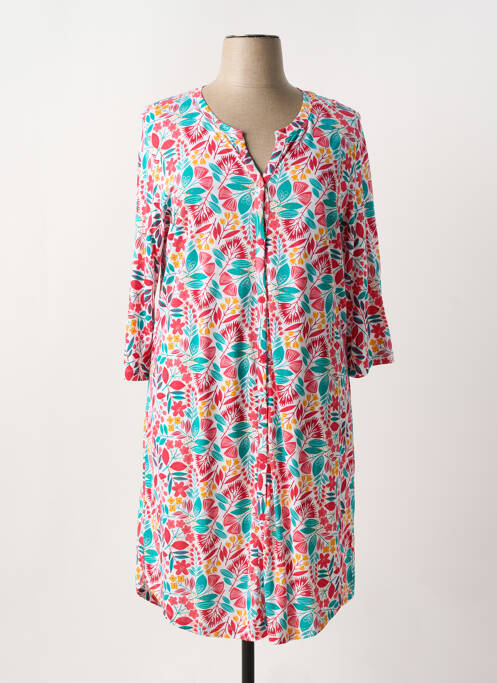 Chemise de nuit imprimé fantaisie rouge ROSE POMME femme