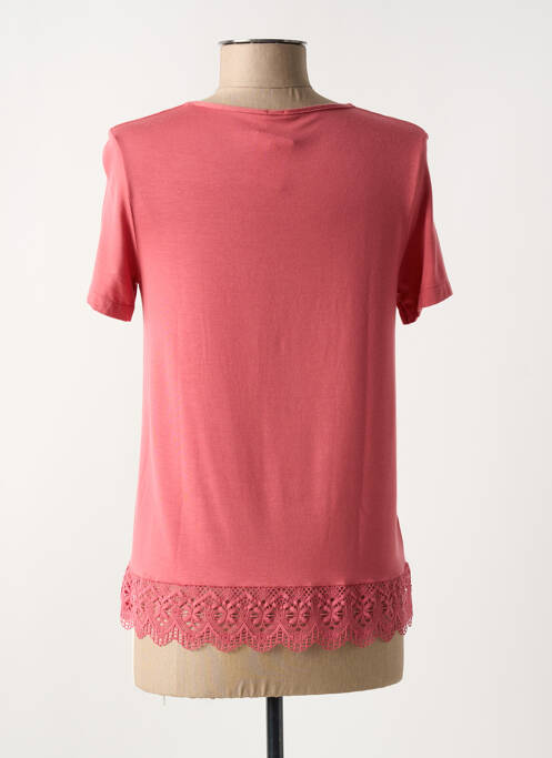 Top manches courtes manches courtes rose SOFTY femme