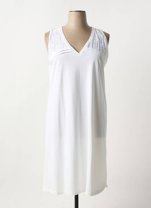 Chemise de nuit blanc PLUTO femme