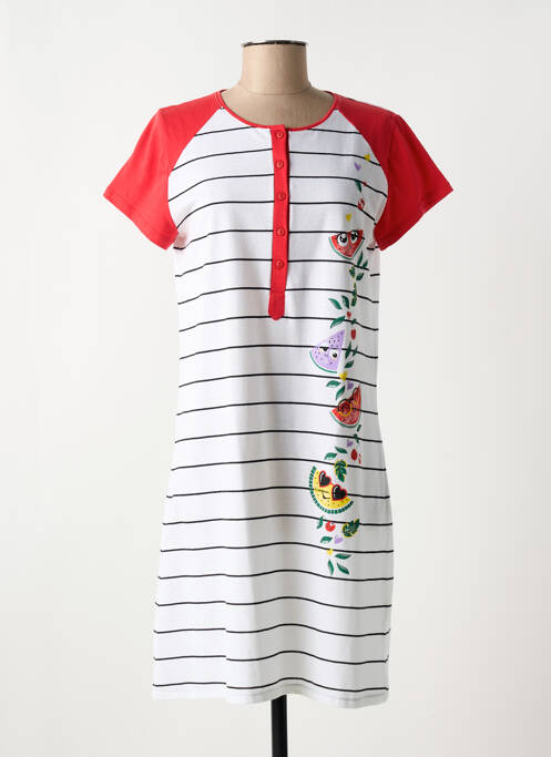 Chemise de nuit rouge MASSANA pour femme