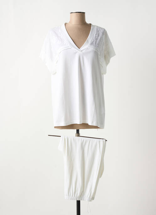 Pyjama blanc PLUTO pour femme