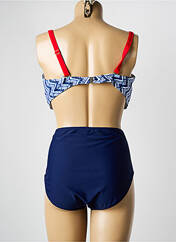 Maillot de bain 2 pièces bleu CALAO pour femme seconde vue