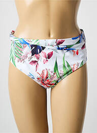 Bas de maillot de bain imprimé tie and dye culotte blanc FANTASIE femme