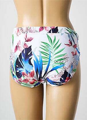 Bas de maillot de bain imprimé tie and dye culotte blanc FANTASIE femme