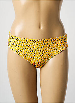 Bas de maillot de bain stretch culotte jaune FREYA femme