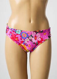 Bas de maillot de bain imprimé fleurs culotte rose PRIMADONNA femme