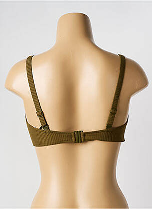 Haut de maillot de bain stretch haut soutien-gorge balconnet vert PRIMADONNA femme