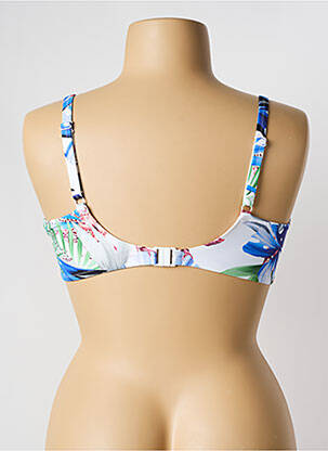 Haut de maillot de bain stretch haut soutien-gorge emboitant bleu FANTASIE femme