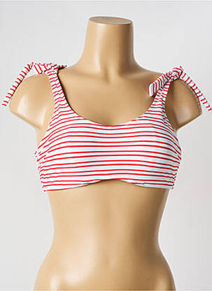 Haut de maillot de bain rouge FREYA pour femme