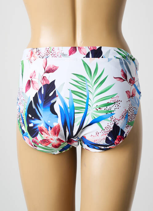 Bas de maillot de bain imprimé tie and dye culotte blanc FANTASIE femme