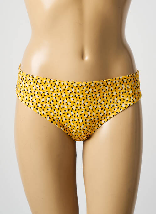 Bas de maillot de bain stretch culotte jaune FREYA femme