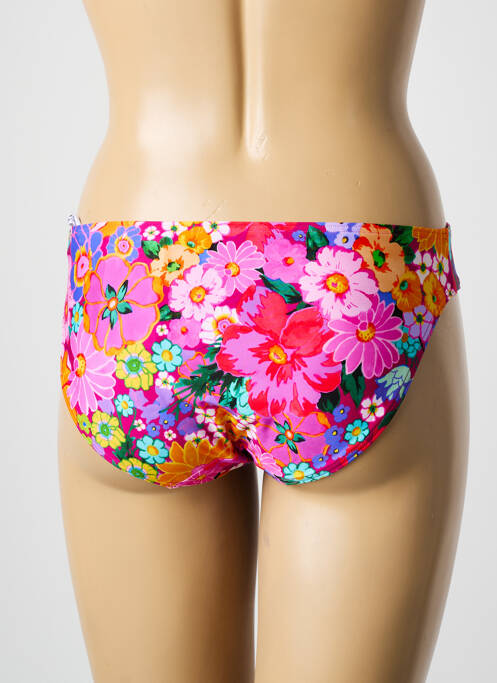 Bas de maillot de bain imprimé fleurs culotte rose PRIMA DONNA femme