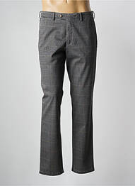 Pantalon chino imprimé imprimé prince de galle taille normale marron MEYER homme