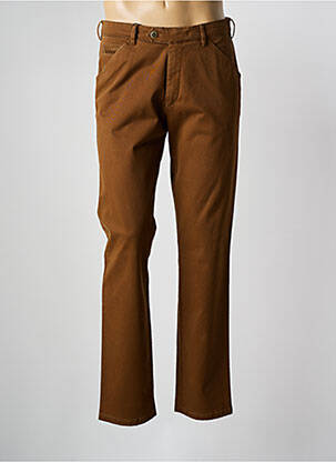 Pantalon droit stretch taille normale marron MEYER homme