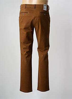 Pantalon droit stretch taille normale marron MEYER homme