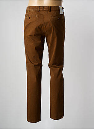 Pantalon chino stretch taille normale marron MEYER homme