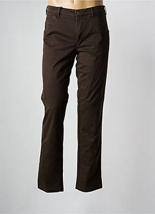 Pantalon chino bio taille normale marron MEYER homme