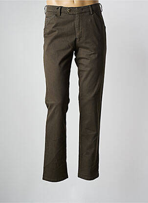 Pantalon chino tissage chiné taille normale gris MEYER homme