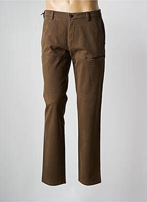 Pantalon chino stretch taille normale vert MEYER homme