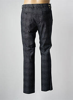 Pantalon chino imprimé imprimé prince de galle taille normale gris MEYER homme