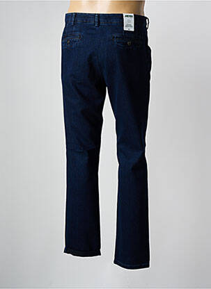 Pantalon chino stretch taille normale bleu MEYER homme