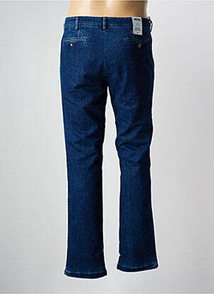 Pantalon chino stretch taille normale bleu MEYER homme