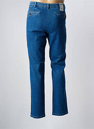 Jeans coupe droite stretch taille normale bleu MEYER homme
