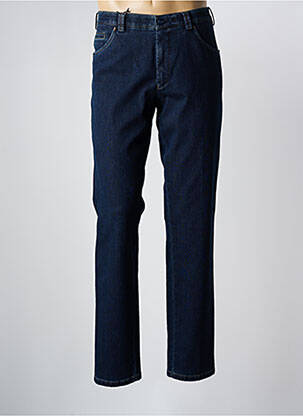 Pantalon chino stretch taille normale bleu MEYER homme